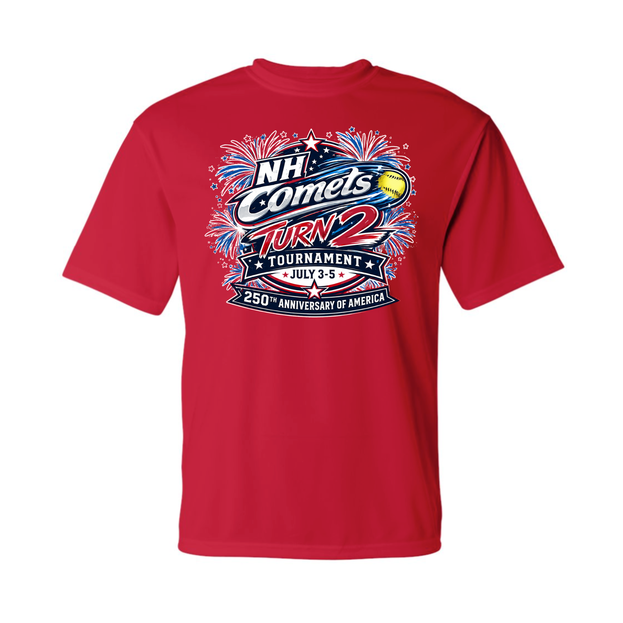 NH Comets Turn 2 Short Sleeve Tee
