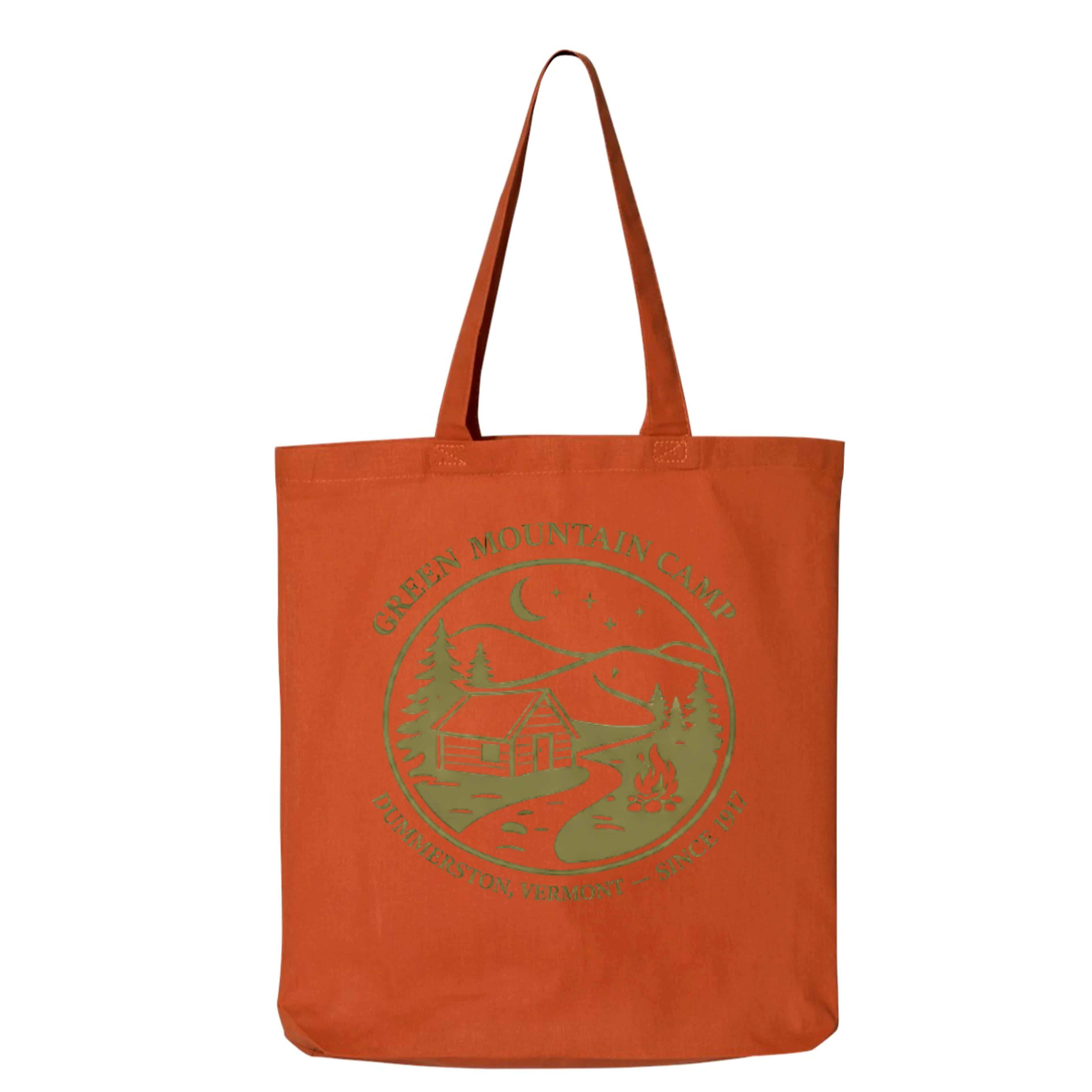 Green Mountain Camp Tote Bag