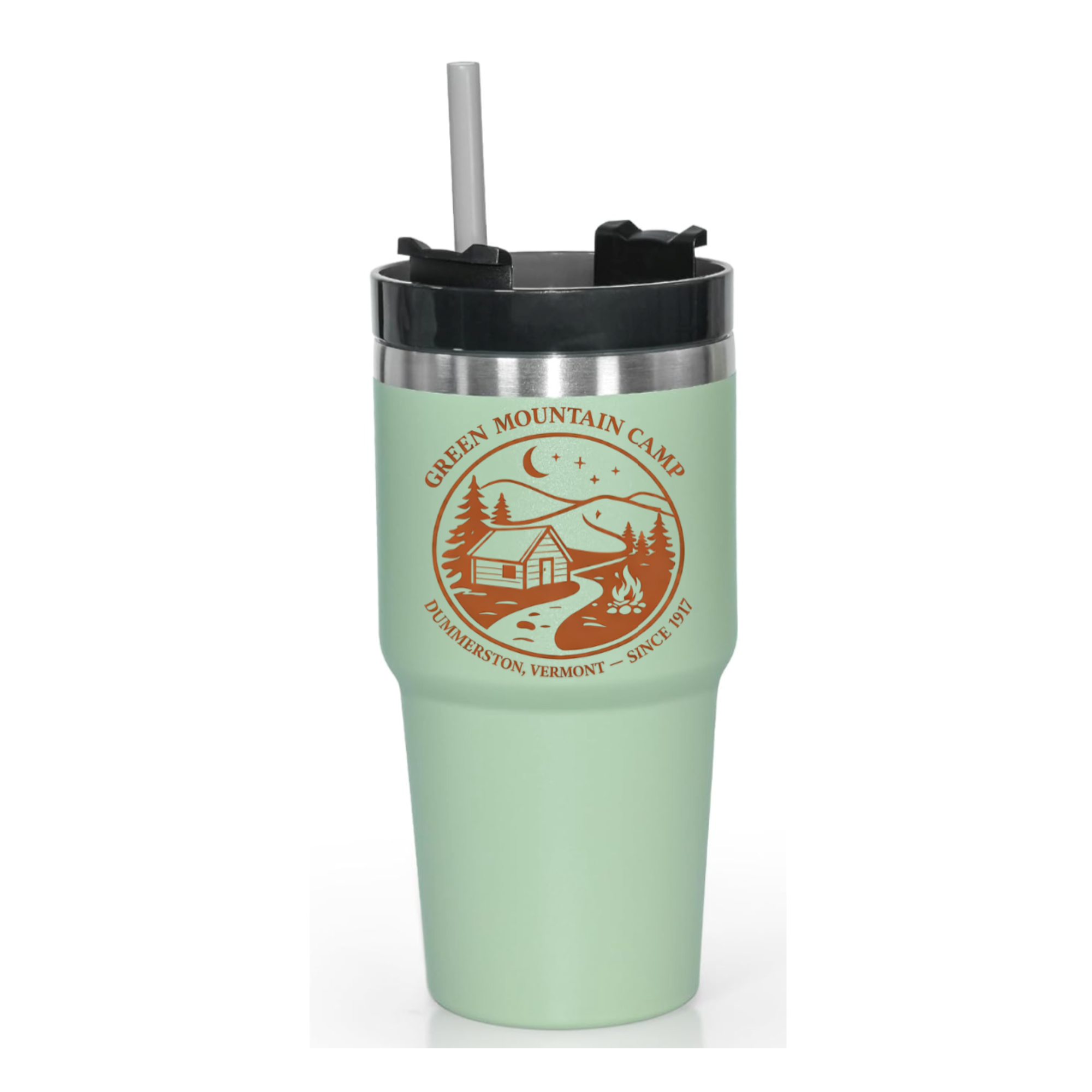 Green Mountain Camp Steel Coffee Tumbler