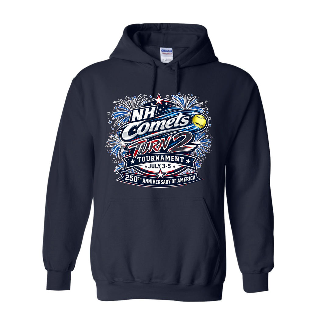 NH Comets Turn 2 Hoodie
