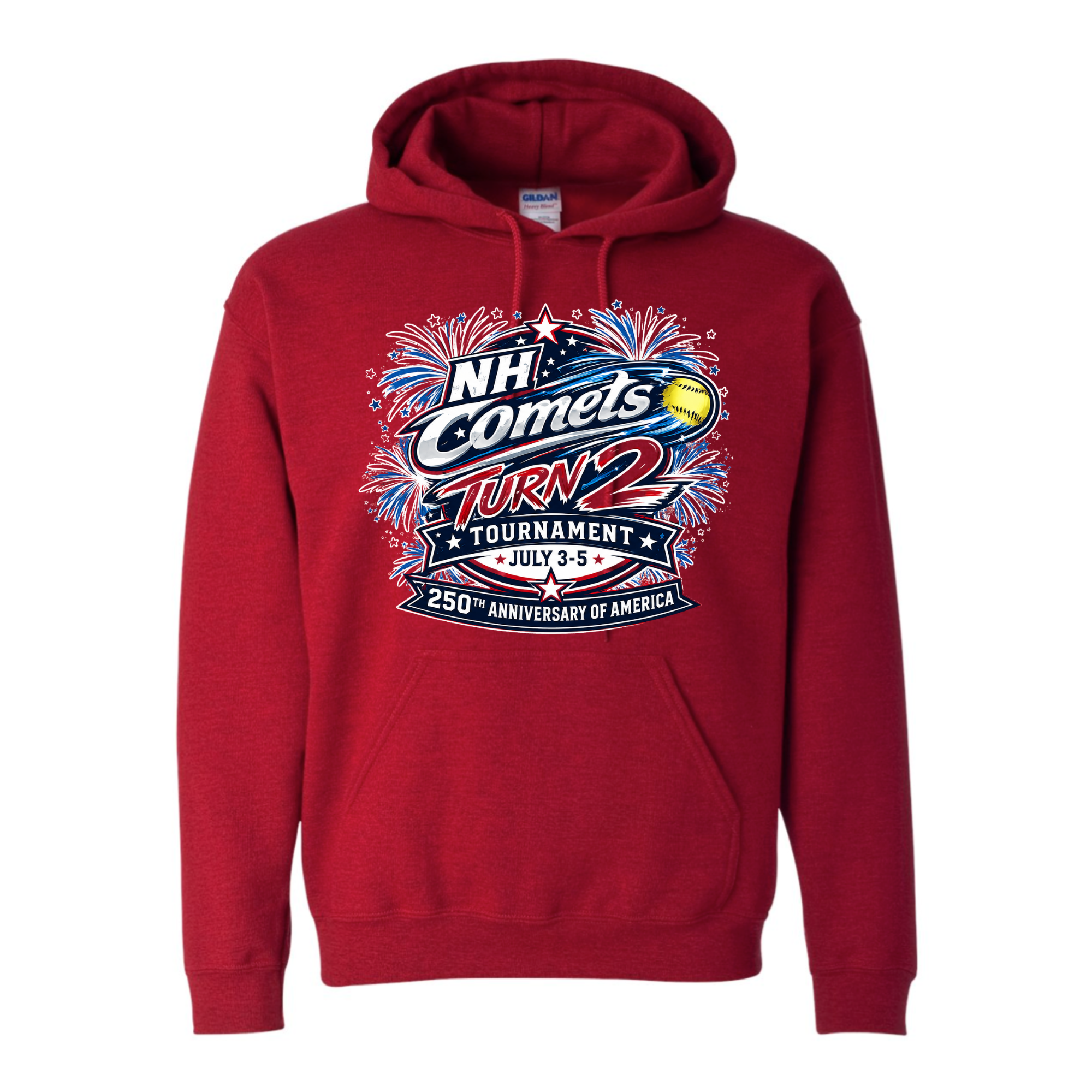 NH Comets Turn 2 Hoodie