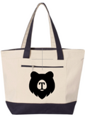 Townshend Elementary School Canvas Zipper Tote Bag