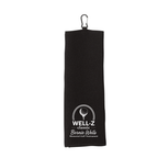 Well-Z Golf Towel - Black